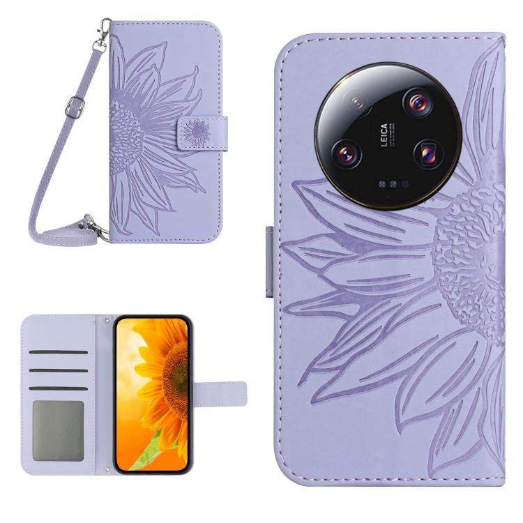For Xiaomi 14 Ultra Skin Feel Sun Flower Embossed Flip Leather Phone Case with Lanyard(Purple)
For Xiaomi 14 Ultra Skin Feel Sun Flower Embossed Flip Leather Phone Case with Lanyard(Purple)