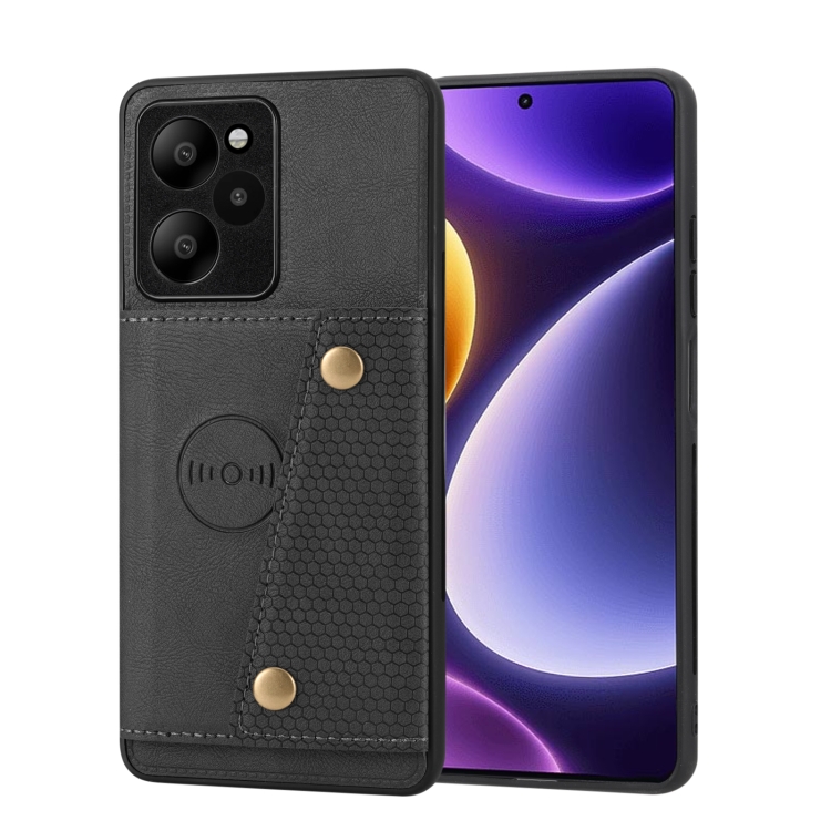 For Xiaomi Poco X5 Pro / Redmi Note 12 Pro Speed Double Buckle Magnetic PU+TPU Phone Case(Black)
For Xiaomi Poco X5 Pro / Redmi Note 12 Pro Speed Double Buckle Magnetic PU+TPU Phone Case(Black)