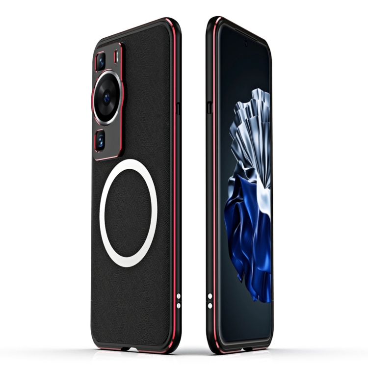 For Huawei P60 / P60 Pro LK Aurora Metal Frame PU MagSafe Magnetic Phone Case(Black Red)
For Huawei P60 / P60 Pro LK Aurora Metal Frame PU MagSafe Magnetic Phone Case(Black Red)