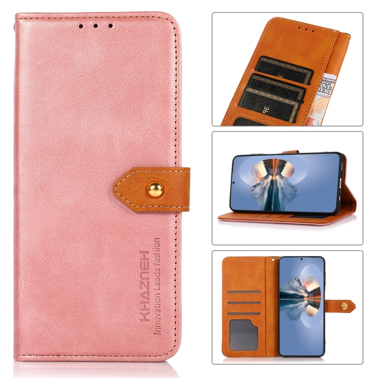 For Xiaomi Redmi Note 13 4G KHAZNEH Cowhide Texture Flip Leather Phone Case(Rose Gold) 
For Xiaomi Redmi Note 13 4G KHAZNEH Cowhide Texture Flip Leather Phone Case(Rose Gold)