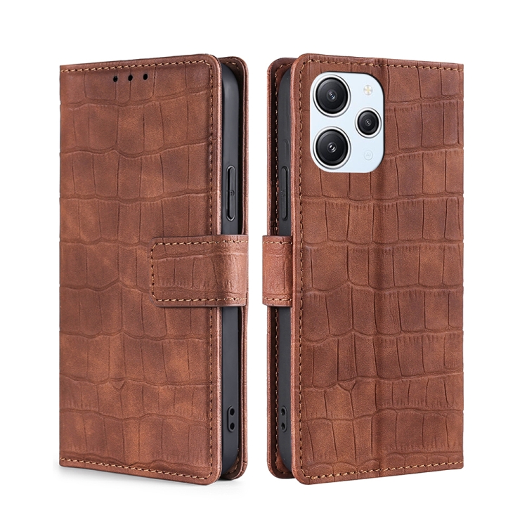 For Xiaomi Redmi 12 4G Skin Feel Crocodile Magnetic Clasp Leather Phone Case(Brown)
For Xiaomi Redmi 12 4G Skin Feel Crocodile Magnetic Clasp Leather Phone Case(Brown)