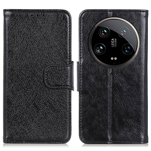 

For Xiaomi 14 Ultra Nappa Texture Horizontal Flip Leather Phone Case(Black)