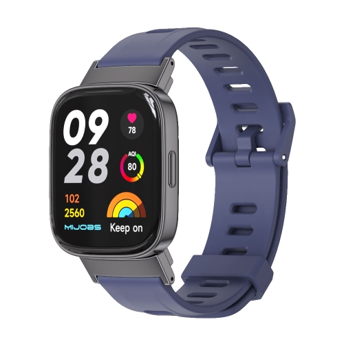 For Redmi Watch 3 Mijobs Flat Hole Breathable TPU Watch Band(Midnight Blue+Black)
For Redmi Watch 3 Mijobs Flat Hole Breathable TPU Watch Band(Midnight Blue+Black)