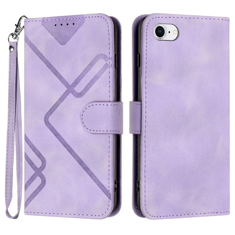 For iPhone 7 / 8 / SE 2020 / SE 2022 Line Pattern Skin Feel Leather Phone Case(Light Purple)
For iPhone 7 / 8 / SE 2020 / SE 2022 Line Pattern Skin Feel Leather Phone Case(Light Purple)
