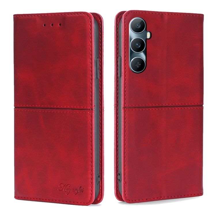 For Realme C65 4G Cow Texture Magnetic Leather Phone Case(Red)
For Realme C65 4G Cow Texture Magnetic Leather Phone Case(Red)