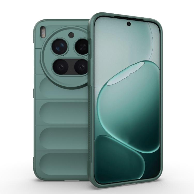 For vivo X300 Pro 5G Magic Shield TPU + Flannel Phone Case(Dark Green)
For vivo X300 Pro 5G Magic Shield TPU + Flannel Phone Case(Dark Green)