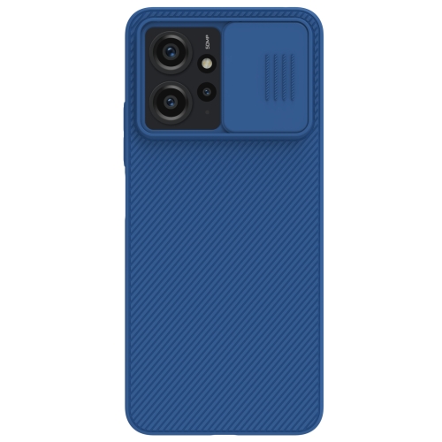 

For Xiaomi Redmi Note 12 4G Global NILLKIN Black Mirror Series Camshield PC Phone Case(Blue)