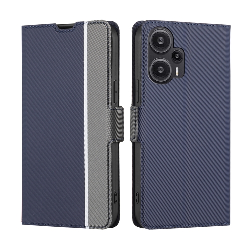 For Xiaomi Redmi Note 12 Turbo Twill Texture Side Button Leather Phone Case(Blue)
For Xiaomi Redmi Note 12 Turbo Twill Texture Side Button Leather Phone Case(Blue)