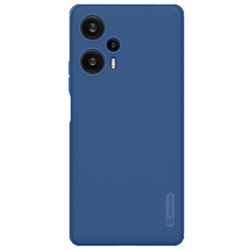 

For Xiaomi Redmi Note 12 Turbo / Poco F5 NILLKIN Frosted Shield Pro PC + TPU Phone Case(Blue)