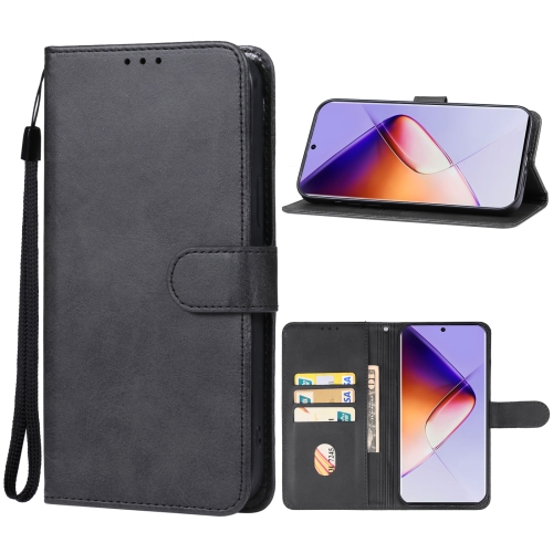 

For Infinix Note 40 Pro 4G Leather Phone Case(Black)