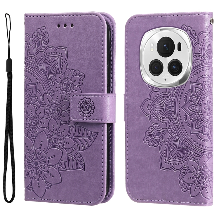 For Honor Magic6 Pro 7-petal Flowers Embossing Leather Phone Case(Light Purple)
For Honor Magic6 Pro 7-petal Flowers Embossing Leather Phone Case(Light Purple)