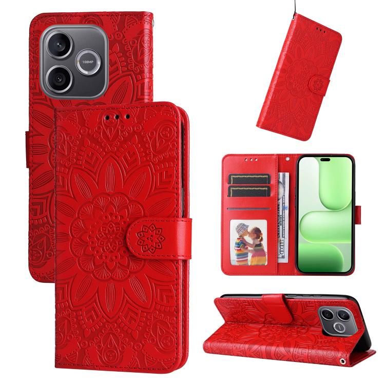 For Honor 600 Lite Global Embossed Sunflower Leather Phone Case(Red)
For Honor 600 Lite Global Embossed Sunflower Leather Phone Case(Red)