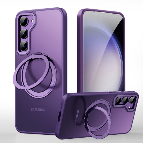For Samsung Galaxy S23+ 5G 360 Rotating MagSafe Magnetic Skin Feel Phone Case(Purple)
For Samsung Galaxy S23+ 5G 360 Rotating MagSafe Magnetic Skin Feel Phone Case(Purple)