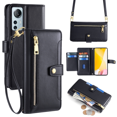 For Xiaomi 12 Lite Sheep Texture Cross-body Zipper Wallet Leather Phone Case(Black)
For Xiaomi 12 Lite Sheep Texture Cross-body Zipper Wallet Leather Phone Case(Black)