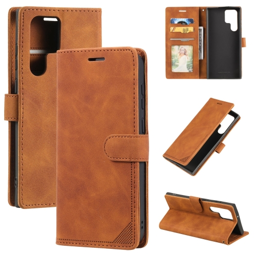 For Samsung Galaxy S23 Ultra 5G Skin Feel RFID Blocking Leather Phone Case(Brown)
For Samsung Galaxy S23 Ultra 5G Skin Feel RFID Blocking Leather Phone Case(Brown)