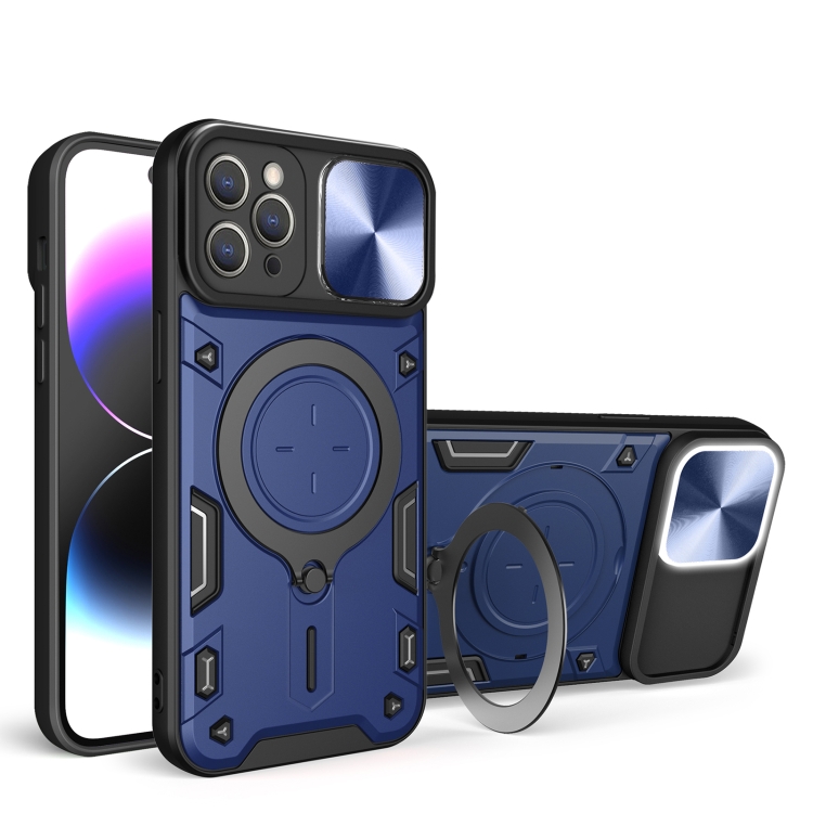 For iPhone 11 Pro CD Texture Sliding Camshield Magnetic Holder Phone Case(Blue)
For iPhone 11 Pro CD Texture Sliding Camshield Magnetic Holder Phone Case(Blue)