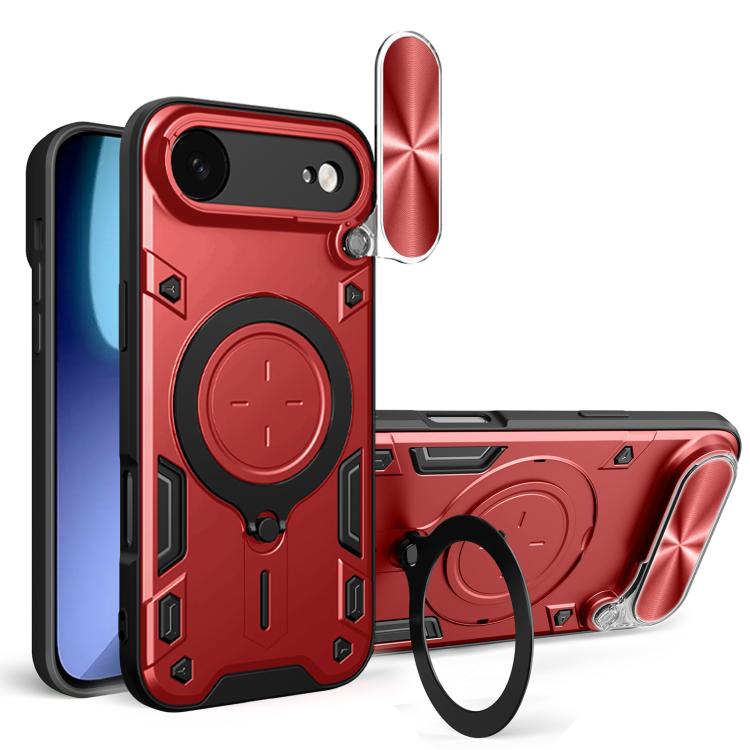 For iPhone 17 Air CD Texture Sliding Camshield Magnetic Holder Phone Case(Red)
For iPhone 17 Air CD Texture Sliding Camshield Magnetic Holder Phone Case(Red)