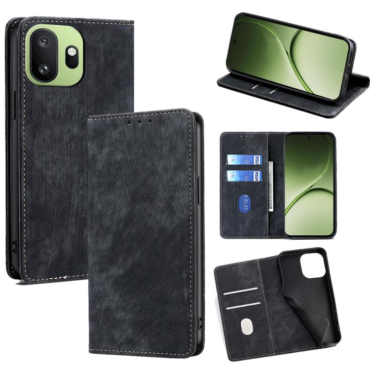 For OnePlus 15T 5G RFID Anti-theft Brush Magnetic Leather Phone Case(Black)
For OnePlus 15T 5G RFID Anti-theft Brush Magnetic Leather Phone Case(Black)
