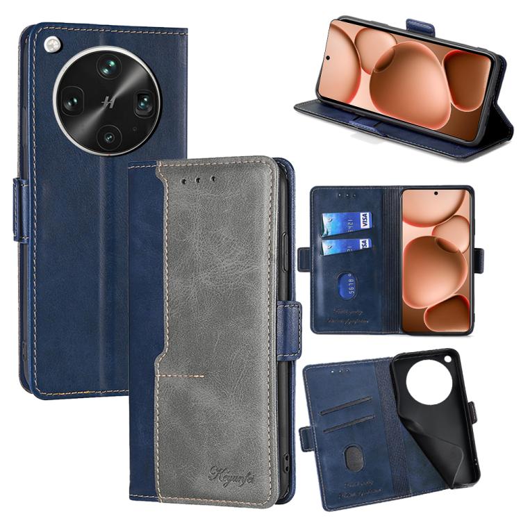 For OPPO Find X8 Ultra 5G Contrast Color Side Buckle Leather Phone Case(Blue + Grey)
For OPPO Find X8 Ultra 5G Contrast Color Side Buckle Leather Phone Case(Blue + Grey)