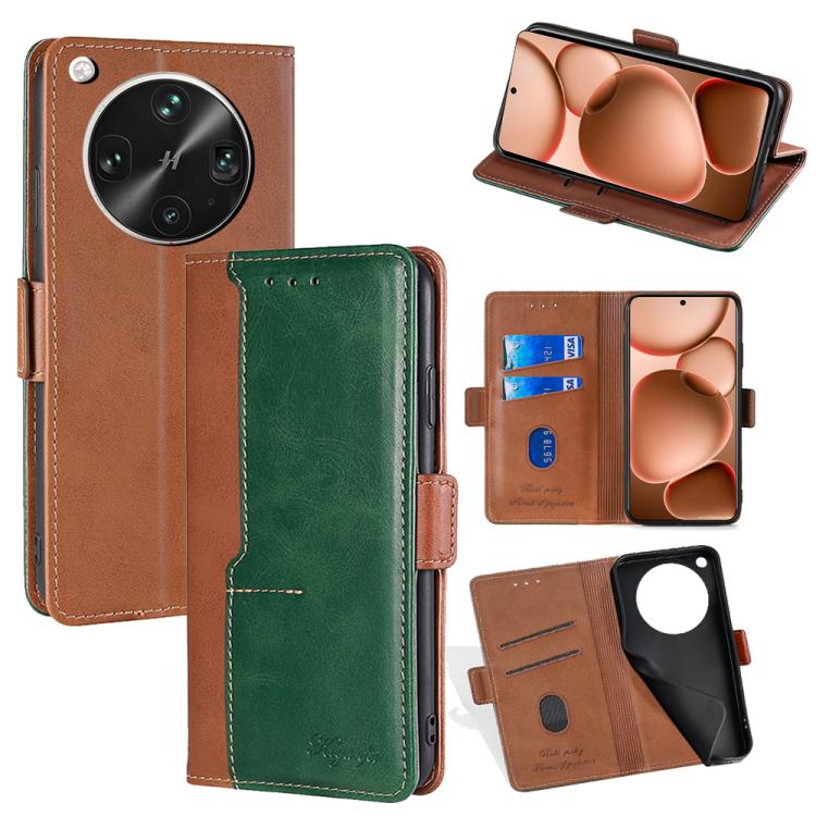 For OPPO Find X8 Ultra 5G Contrast Color Side Buckle Leather Phone Case(Light Brown + Green)
For OPPO Find X8 Ultra 5G Contrast Color Side Buckle Leather Phone Case(Light Brown + Green)
