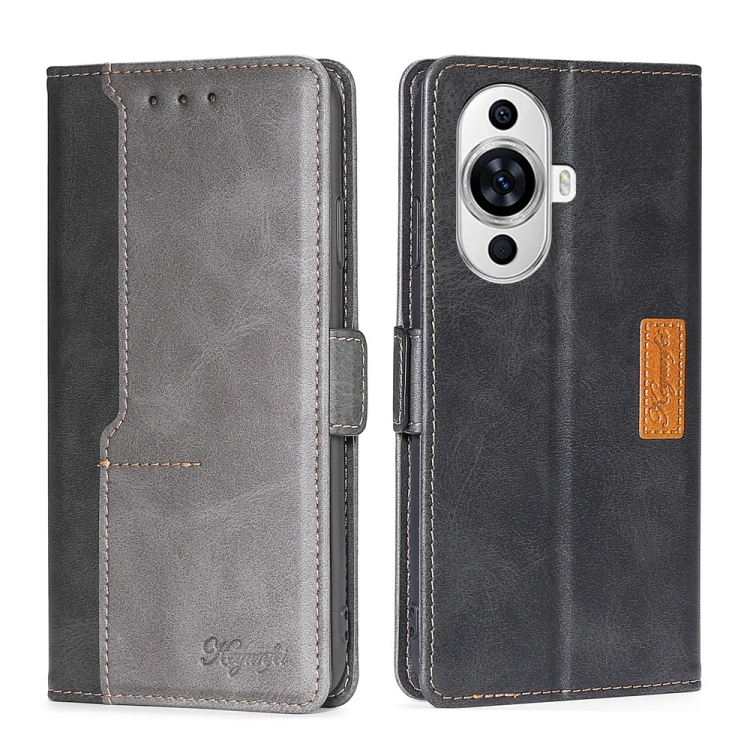 For Huawei nova 11 4G Contrast Color Side Buckle Leather Phone Case(Black + Grey)
For Huawei nova 11 4G Contrast Color Side Buckle Leather Phone Case(Black + Grey)