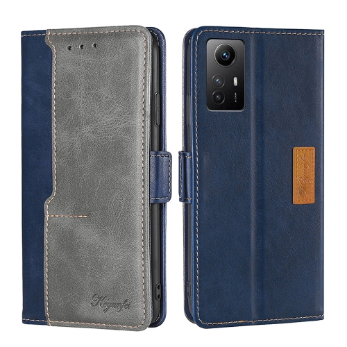 For Xiaomi Redmi Note 12S 4G Contrast Color Side Buckle Leather Phone Case(Blue + Grey)
For Xiaomi Redmi Note 12S 4G Contrast Color Side Buckle Leather Phone Case(Blue + Grey)