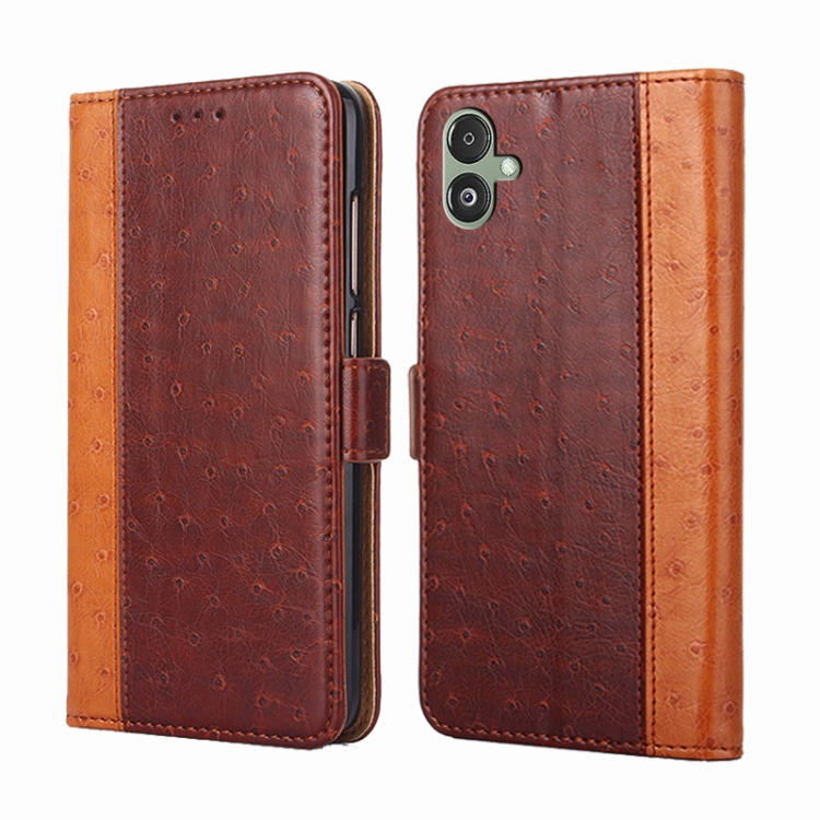 For Samsung Galaxy F14 5G Ostrich Texture Horizontal Flip Leather Phone Case(Brown)
For Samsung Galaxy F14 5G Ostrich Texture Horizontal Flip Leather Phone Case(Brown)