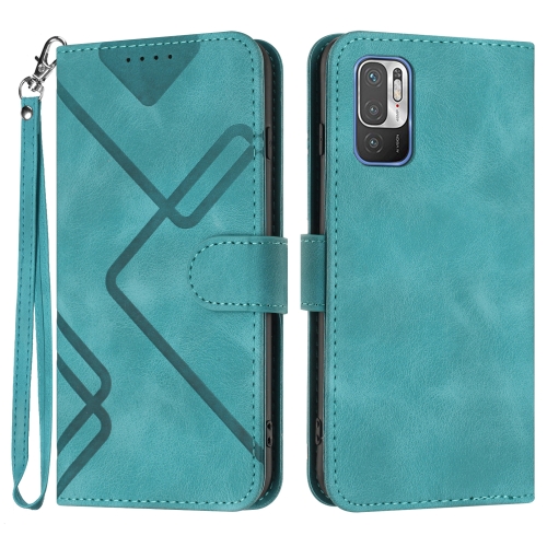 For Xiaomi Redmi Note 10 5G Line Pattern Skin Feel Leather Phone Case(Light Blue)
For Xiaomi Redmi Note 10 5G Line Pattern Skin Feel Leather Phone Case(Light Blue)