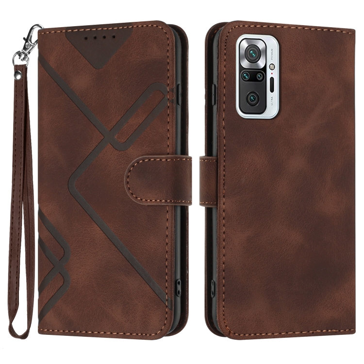 For Xiaomi Redmi Note 10 Pro Max Line Pattern Skin Feel Leather Phone Case(Coffee)
For Xiaomi Redmi Note 10 Pro Max Line Pattern Skin Feel Leather Phone Case(Coffee)