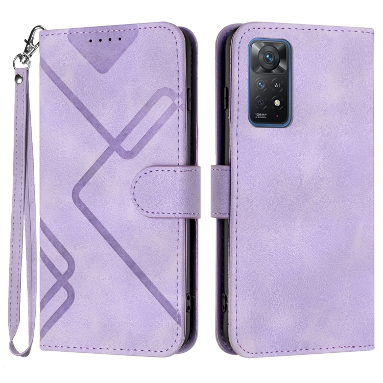 For Xiaomi Redmi Note 11 Pro 4G/5G Global Line Pattern Skin Feel Leather Phone Case(Light Purple)
For Xiaomi Redmi Note 11 Pro 4G/5G Global Line Pattern Skin Feel Leather Phone Case(Light Purple)
