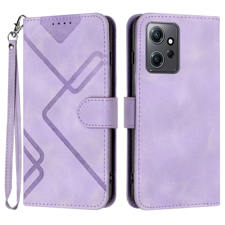 For Xiaomi Redmi Note 12 4G Global Line Pattern Skin Feel Leather Phone Case(Light Purple)
For Xiaomi Redmi Note 12 4G Global Line Pattern Skin Feel Leather Phone Case(Light Purple)