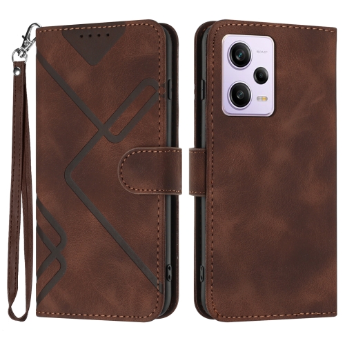 For Xiaomi Redmi Note 12 Pro 4G/5G Global Line Pattern Skin Feel Leather Phone Case(Coffee)
For Xiaomi Redmi Note 12 Pro 4G/5G Global Line Pattern Skin Feel Leather Phone Case(Coffee)