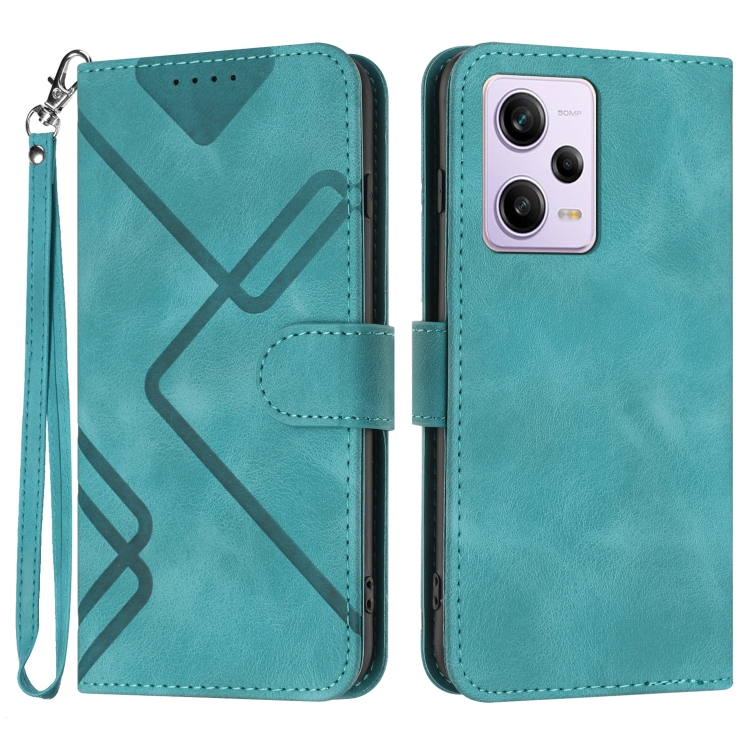 For Xiaomi Redmi Note 12 Pro 4G/5G Global Line Pattern Skin Feel Leather Phone Case(Light Blue)
For Xiaomi Redmi Note 12 Pro 4G/5G Global Line Pattern Skin Feel Leather Phone Case(Light Blue)