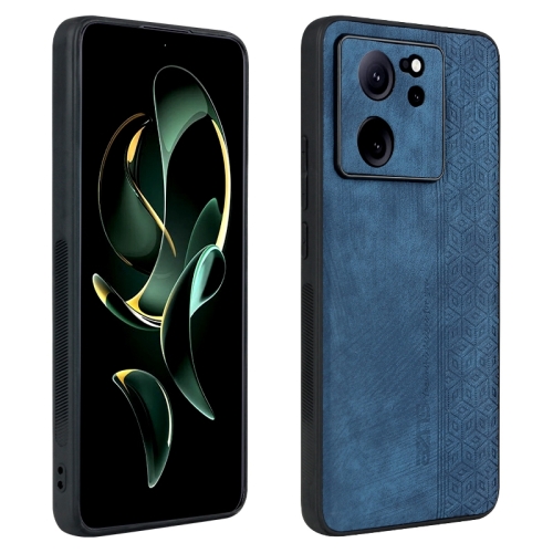 

For Xiaomi 13T / 13T Pro / Redmi K60 Ultra AZNS 3D Embossed Skin Feel Phone Case(Sapphire Blue)