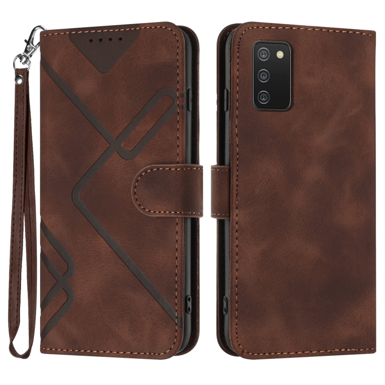 For Samsung Galaxy A02s 164mm Line Pattern Skin Feel Leather Phone Case(Coffee)
For Samsung Galaxy A02s 164mm Line Pattern Skin Feel Leather Phone Case(Coffee)