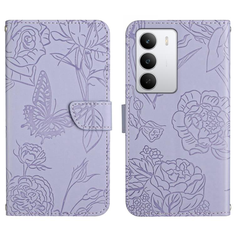 For Realme C71 4G HT03 Skin Feel Butterfly Embossed Flip Leather Phone Case(Purple)
For Realme C71 4G HT03 Skin Feel Butterfly Embossed Flip Leather Phone Case(Purple)