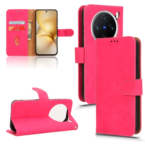 For vivo X200 Pro mini 5G Skin Feel Magnetic Flip Leather Phone Case(Rose Red)
For vivo X200 Pro mini 5G Skin Feel Magnetic Flip Leather Phone Case(Rose Red)