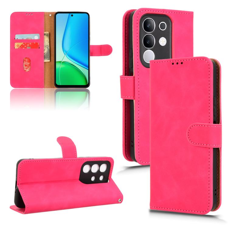 For vivo Y29 4G Global Skin Feel Magnetic Flip Leather Phone Case(Rose Red)
For vivo Y29 4G Global Skin Feel Magnetic Flip Leather Phone Case(Rose Red)