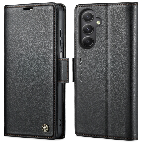 For Samsung Galaxy A34 5G CaseMe 023 Butterfly Buckle Litchi Texture RFID Anti-theft Leather Phone Case(Black)
For Samsung Galaxy A34 5G CaseMe 023 Butterfly Buckle Litchi Texture RFID Anti-theft Leather Phone Case(Black)