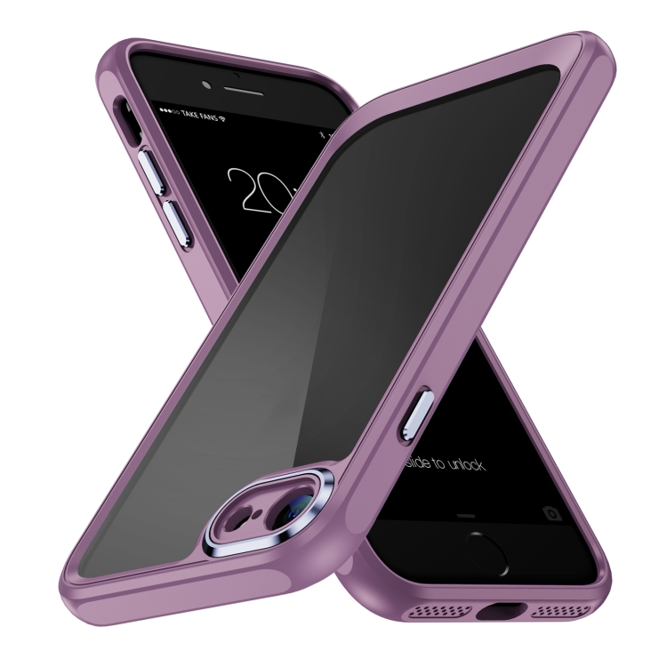 For iPhone SE 2022 / SE 2020 / 8 / 7 PC + TPU Phone Case with Lens Film(Light Purple)
For iPhone SE 2022 / SE 2020 / 8 / 7 PC + TPU Phone Case with Lens Film(Light Purple)