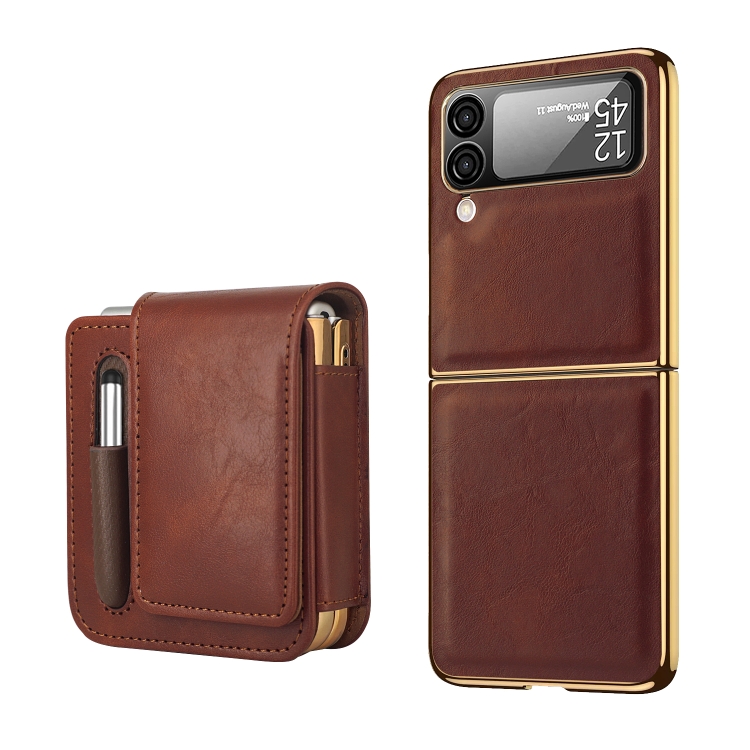 For Samsung Galaxy Z Flip4 Retro Thinking Series PC Shockproof Phone Case(Brown)
For Samsung Galaxy Z Flip4 Retro Thinking Series PC Shockproof Phone Case(Brown)