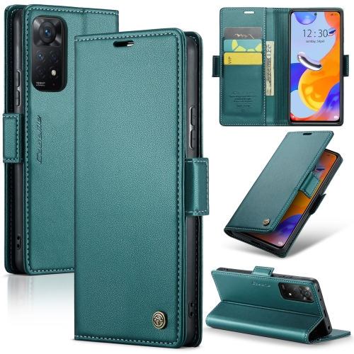 For Xiaomi Redmi Note 11 Pro 5G Global CaseMe 023 Butterfly Buckle Litchi Texture RFID Anti-theft Leather Phone Case(Pearly Blue)
For Xiaomi Redmi Note 11 Pro 5G Global CaseMe 023 Butterfly Buckle Litchi Texture RFID Anti-theft Leather Phone Case(Pearly Blue)