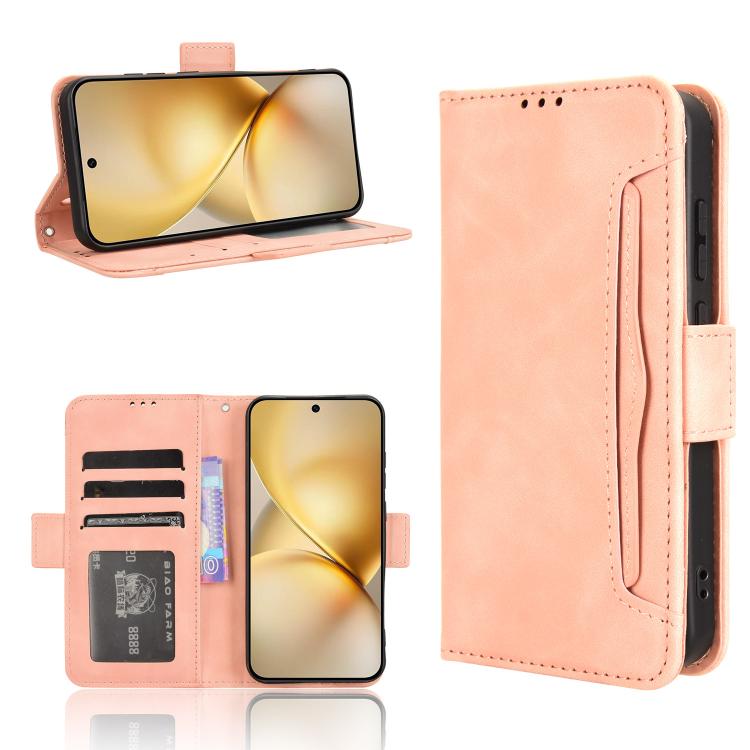 For vivo X200 Pro mini 5G Skin Feel Calf Texture Card Slots Leather Phone Case(Pink)
For vivo X200 Pro mini 5G Skin Feel Calf Texture Card Slots Leather Phone Case(Pink)