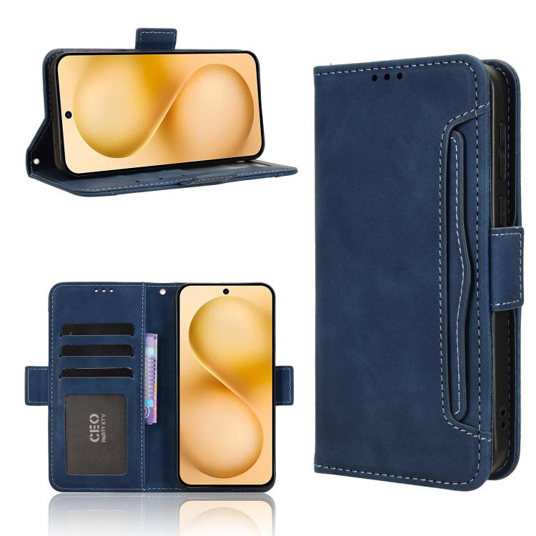 For vivo X200 FE / S30 Pro mini Skin Feel Calf Texture Card Slots Leather Phone Case(Blue)
For vivo X200 FE / S30 Pro mini Skin Feel Calf Texture Card Slots Leather Phone Case(Blue)