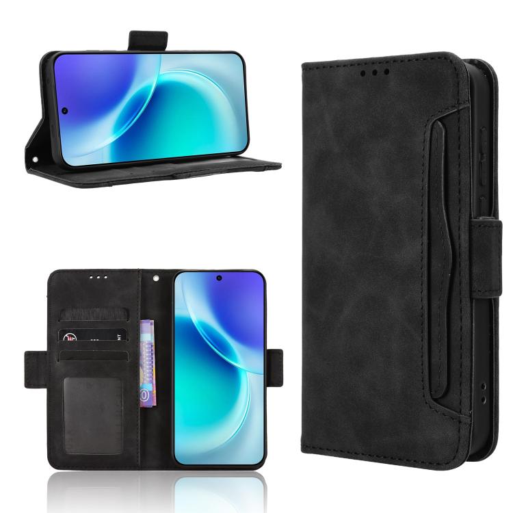 For vivo X300 Skin Feel Calf Texture Card Slots Leather Phone Case(Black)
For vivo X300 Skin Feel Calf Texture Card Slots Leather Phone Case(Black)