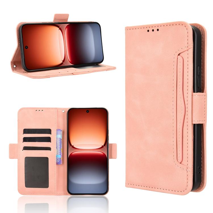 For vivo iQOO 15 5G Skin Feel Calf Texture Card Slots Leather Phone Case(Pink)
For vivo iQOO 15 5G Skin Feel Calf Texture Card Slots Leather Phone Case(Pink)
