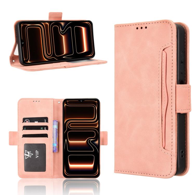 For Oukitel C17 4G 2026 Skin Feel Calf Texture Card Slots Leather Phone Case(Pink)
For Oukitel C17 4G 2026 Skin Feel Calf Texture Card Slots Leather Phone Case(Pink)
