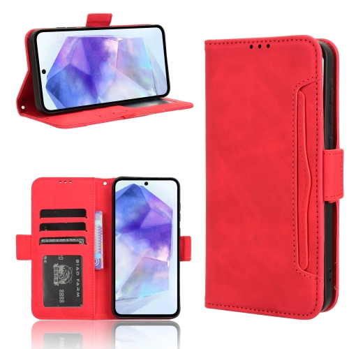 For Samsung Galaxy A35 5G Skin Feel Calf Texture Card Slots Leather Phone Case(Red)
For Samsung Galaxy A35 5G Skin Feel Calf Texture Card Slots Leather Phone Case(Red)