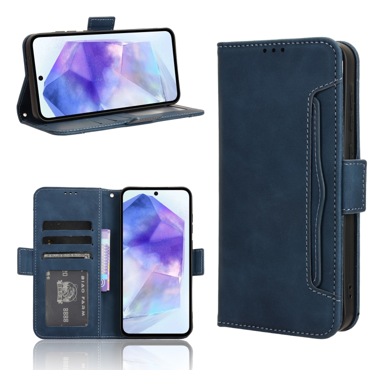 For Samsung Galaxy A35 5G Skin Feel Calf Texture Card Slots Leather Phone Case(Blue)
For Samsung Galaxy A35 5G Skin Feel Calf Texture Card Slots Leather Phone Case(Blue)