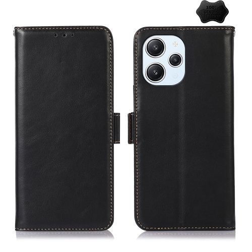 For Xiaomi Redmi 12 Crazy Horse Top Layer Cowhide Leather Phone Case(Black)
For Xiaomi Redmi 12 Crazy Horse Top Layer Cowhide Leather Phone Case(Black)